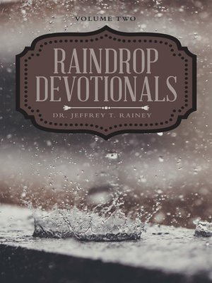 cover image of Raindrop Devotionals